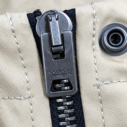 【中古品】【レディース】 COACH コーチ CG673 UTILITY HOODED TRENCH ユーティリティフーデッドトレンチ アウター コート 長袖 168-250830-ma-07-izu サイズ：S カラー：BEIGE 万代Net店