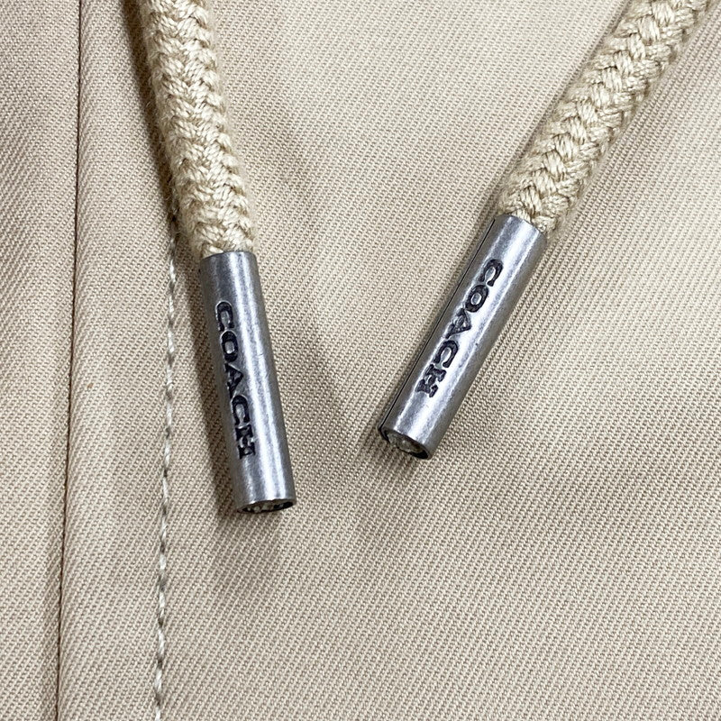 【中古品】【レディース】 COACH コーチ CG673 UTILITY HOODED TRENCH ユーティリティフーデッドトレンチ アウター コート 長袖 168-250830-ma-07-izu サイズ：S カラー：BEIGE 万代Net店