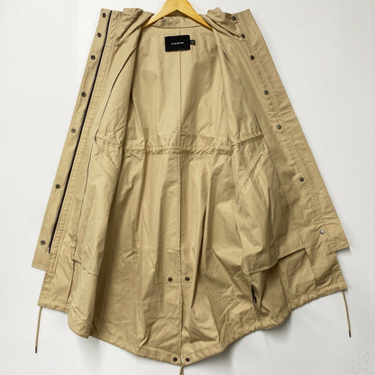 【中古品】【レディース】 COACH コーチ CG673 UTILITY HOODED TRENCH ユーティリティフーデッドトレンチ アウター コート 長袖 168-250830-ma-07-izu サイズ：S カラー：BEIGE 万代Net店