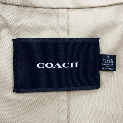 【中古品】【レディース】 COACH コーチ CG673 UTILITY HOODED TRENCH ユーティリティフーデッドトレンチ アウター コート 長袖 168-250830-ma-07-izu サイズ：S カラー：BEIGE 万代Net店