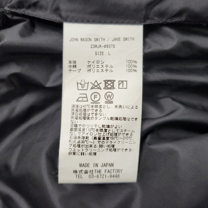 【中古品】【メンズ】 JOHN MASON SMITH ジョン メイソン スミス 23WJK-937S NYLON TAFFETA ARMY QUILT VEST ナイロン ベスト トップス 140-250831-rk-19-izu サイズ：L カラー：ブラック 万代Net店