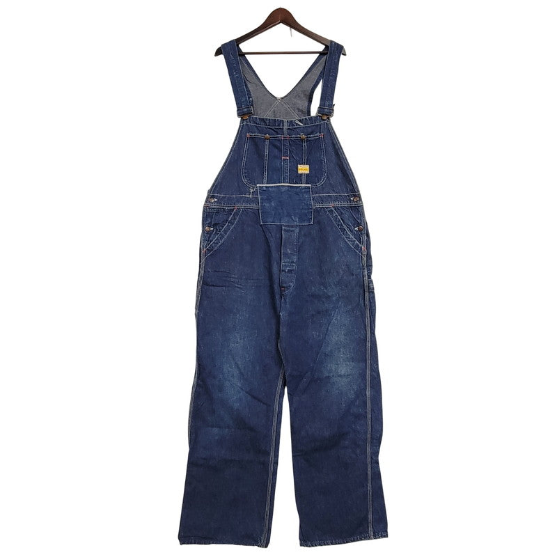 【中古品】【メンズ】 PENNEY'S PAY DAY ペニーズ・ペイデイ SQUARE BAKタグ DENIM OVERALLS デニム オーバーオール 157-250831-rk-21-izu サイズ：不明 カラー：インディゴ 万代Net店