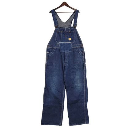 【中古品】【メンズ】 PENNEY'S PAY DAY ペニーズ・ペイデイ SQUARE BAKタグ DENIM OVERALLS デニム オーバーオール 157-250831-rk-21-izu サイズ：不明 カラー：インディゴ 万代Net店