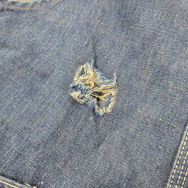 【中古品】【メンズ】 PENNEY'S PAY DAY ペニーズ・ペイデイ SQUARE BAKタグ DENIM OVERALLS デニム オーバーオール 157-250831-rk-21-izu サイズ：不明 カラー：インディゴ 万代Net店