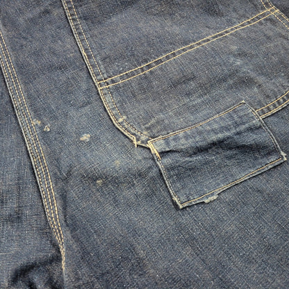 【中古品】【メンズ】 PENNEY'S PAY DAY ペニーズ・ペイデイ SQUARE BAKタグ DENIM OVERALLS デニム オーバーオール 157-250831-rk-21-izu サイズ：不明 カラー：インディゴ 万代Net店