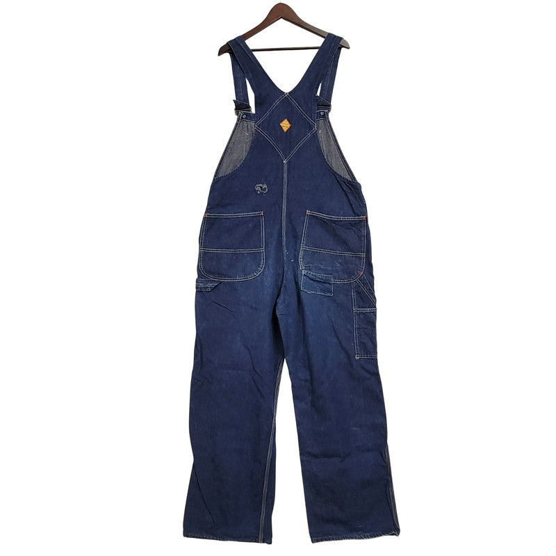 【中古品】【メンズ】 PENNEY'S PAY DAY ペニーズ・ペイデイ SQUARE BAKタグ DENIM OVERALLS デニム オーバーオール 157-250831-rk-21-izu サイズ：不明 カラー：インディゴ 万代Net店