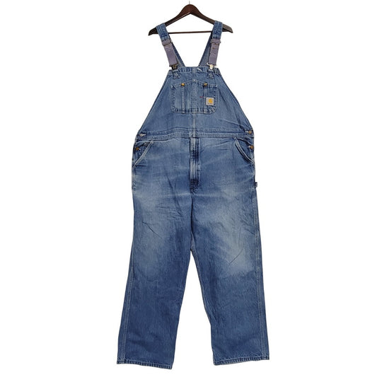 【中古品】【メンズ】 Carhartt カーハート R08 DNM BIB DENIM OVERALLS ビブ デニム オーバーオール 157-250831-rk-23-izu サイズ：48×32 カラー：インディゴ 万代Net店