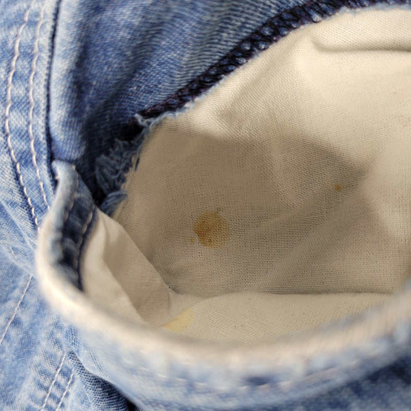 【中古品】【メンズ】 Carhartt カーハート R08 DNM BIB DENIM OVERALLS ビブ デニム オーバーオール 157-250831-rk-23-izu サイズ：48×32 カラー：インディゴ 万代Net店