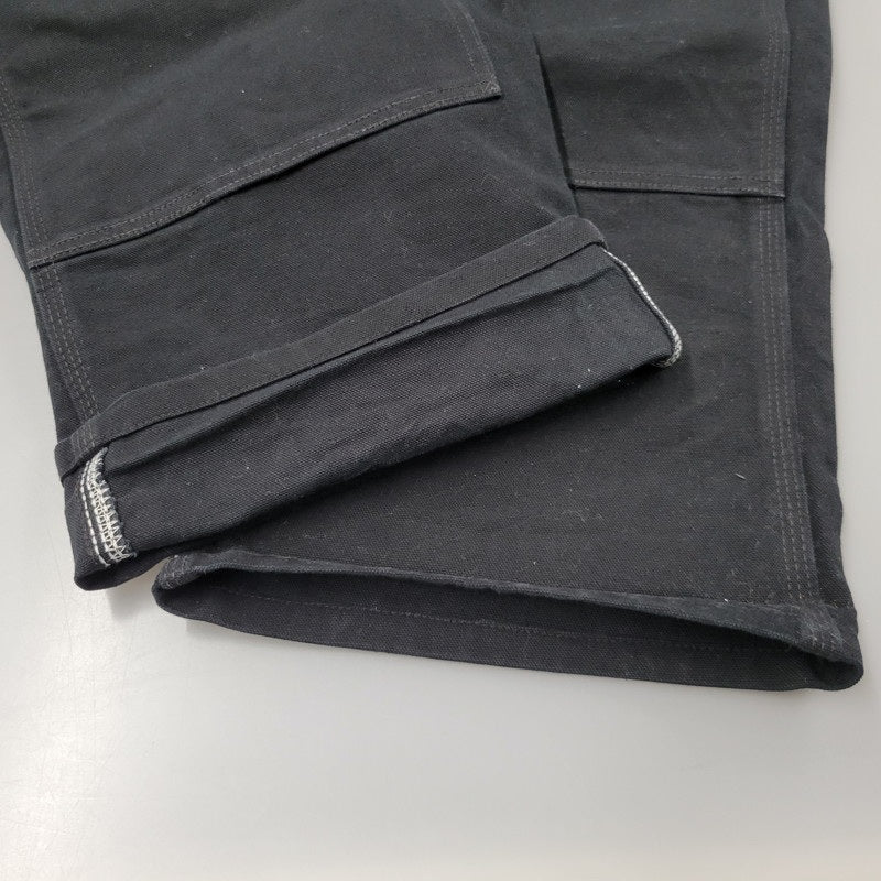 【中古品】【メンズ】 Carhartt カーハート R01 BLK メキシコ製 DOUBLE KNEE DUCK OVERALLS ダブルニー ダック オーバーオール 157-250831-rk-24-izu サイズ：42×32 カラー：ブラック 万代Net店