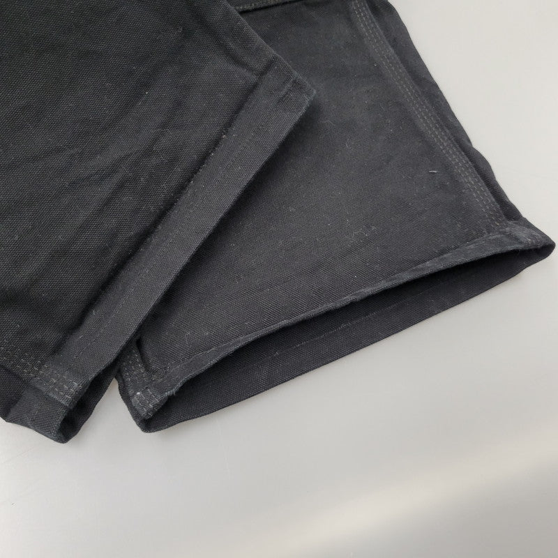 【中古品】【メンズ】 Carhartt カーハート R01 BLK メキシコ製 DOUBLE KNEE DUCK OVERALLS ダブルニー ダック オーバーオール 157-250831-rk-24-izu サイズ：42×32 カラー：ブラック 万代Net店