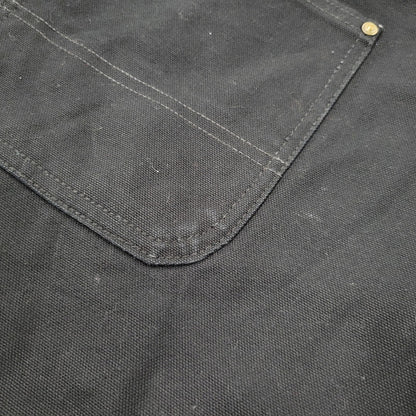 【中古品】【メンズ】 Carhartt カーハート R01 BLK メキシコ製 DOUBLE KNEE DUCK OVERALLS ダブルニー ダック オーバーオール 157-250831-rk-24-izu サイズ：42×32 カラー：ブラック 万代Net店