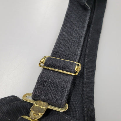 【中古品】【メンズ】 Carhartt カーハート R01 BLK メキシコ製 DOUBLE KNEE DUCK OVERALLS ダブルニー ダック オーバーオール 157-250831-rk-24-izu サイズ：42×32 カラー：ブラック 万代Net店
