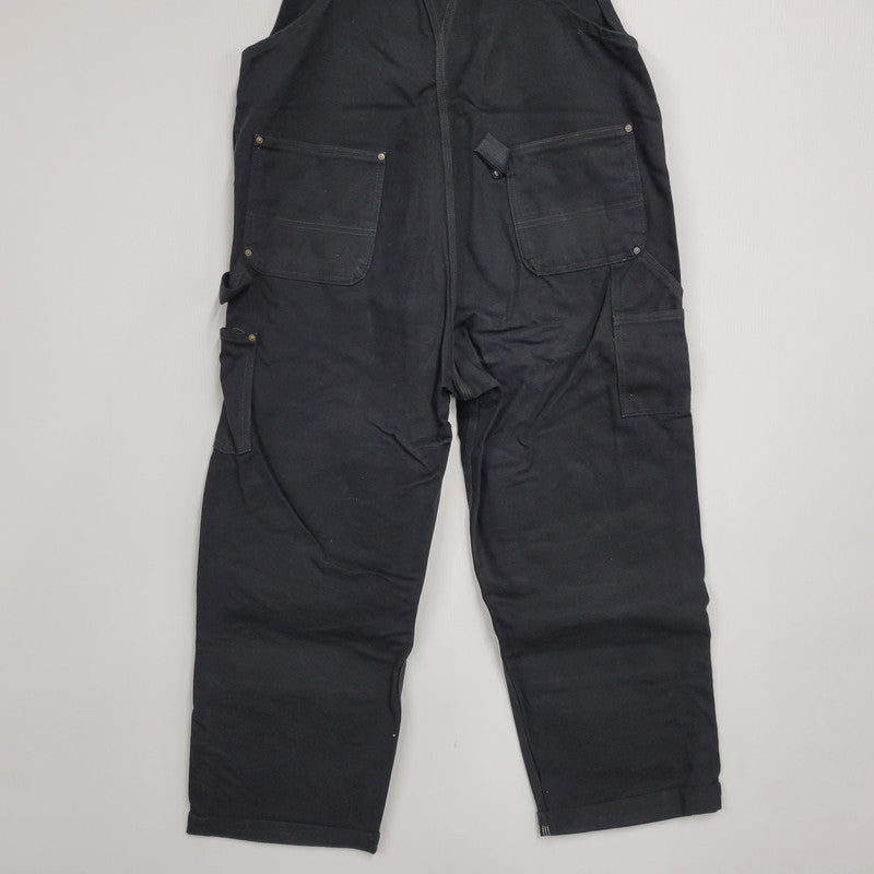 【中古品】【メンズ】 Carhartt カーハート R01 BLK メキシコ製 DOUBLE KNEE DUCK OVERALLS ダブルニー ダック オーバーオール 157-250831-rk-24-izu サイズ：42×32 カラー：ブラック 万代Net店