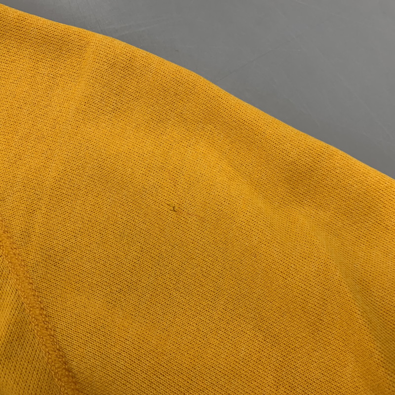 【中古品】【メンズ】 HANES ヘインズ USA製 青タグ CORONA EXTRA コロナ エキストラ SWEATSHIRT スウェットシャツ トップス 長袖 トレーナー 146-250907-ya-01-izu サイズ：L カラー：イエロー 万代Net店