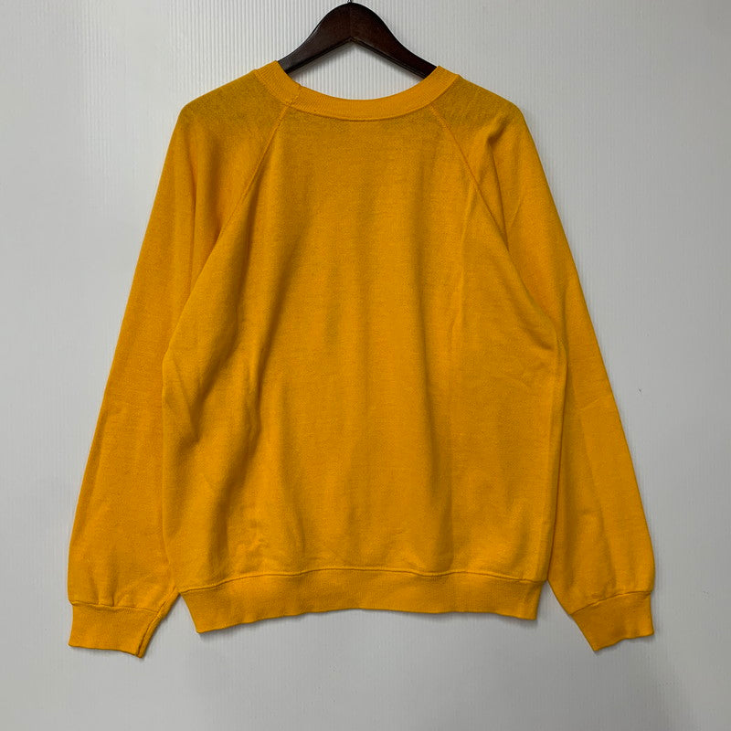 【中古品】【メンズ】 HANES ヘインズ USA製 青タグ CORONA EXTRA コロナ エキストラ SWEATSHIRT スウェットシャツ トップス 長袖 トレーナー 146-250907-ya-01-izu サイズ：L カラー：イエロー 万代Net店