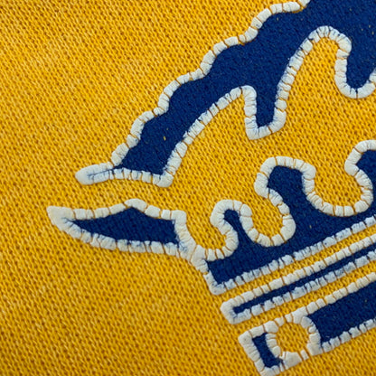 【中古品】【メンズ】 HANES ヘインズ USA製 青タグ CORONA EXTRA コロナ エキストラ SWEATSHIRT スウェットシャツ トップス 長袖 トレーナー 146-250907-ya-01-izu サイズ：L カラー：イエロー 万代Net店