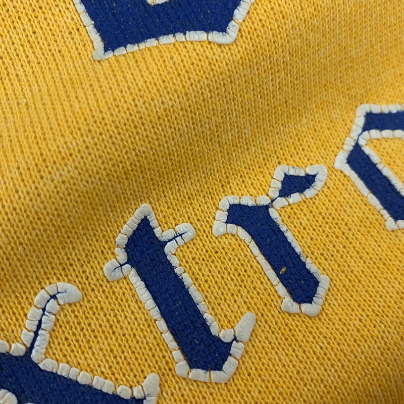 【中古品】【メンズ】 HANES ヘインズ USA製 青タグ CORONA EXTRA コロナ エキストラ SWEATSHIRT スウェットシャツ トップス 長袖 トレーナー 146-250907-ya-01-izu サイズ：L カラー：イエロー 万代Net店