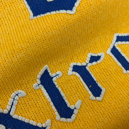 【中古品】【メンズ】 HANES ヘインズ USA製 青タグ CORONA EXTRA コロナ エキストラ SWEATSHIRT スウェットシャツ トップス 長袖 トレーナー 146-250907-ya-01-izu サイズ：L カラー：イエロー 万代Net店