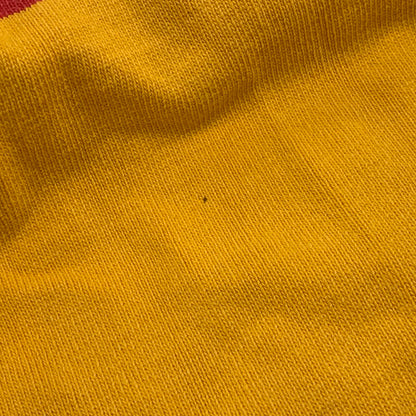 【中古品】【メンズ】 Barbarian バーバリアン カナダ製 旧タグ QUEEN'S UNIVERSITY クイーンズ ユニバーシティ LS ロングスリーブ RUGGER SHIRT ラガー シャツ トップス 長袖 146-250907-ya-04-izu サイズ：XL カラー：イエロー系 万代Net店