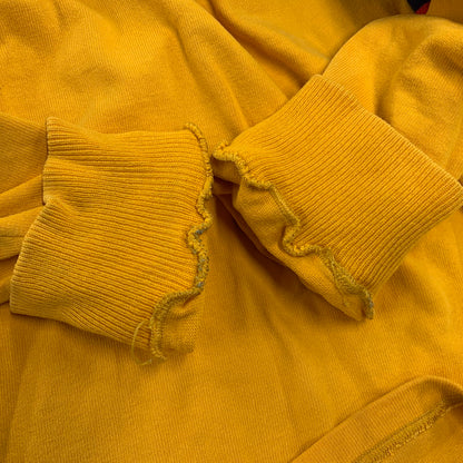 【中古品】【メンズ】 Barbarian バーバリアン カナダ製 旧タグ QUEEN'S UNIVERSITY クイーンズ ユニバーシティ LS ロングスリーブ RUGGER SHIRT ラガー シャツ トップス 長袖 146-250907-ya-04-izu サイズ：XL カラー：イエロー系 万代Net店