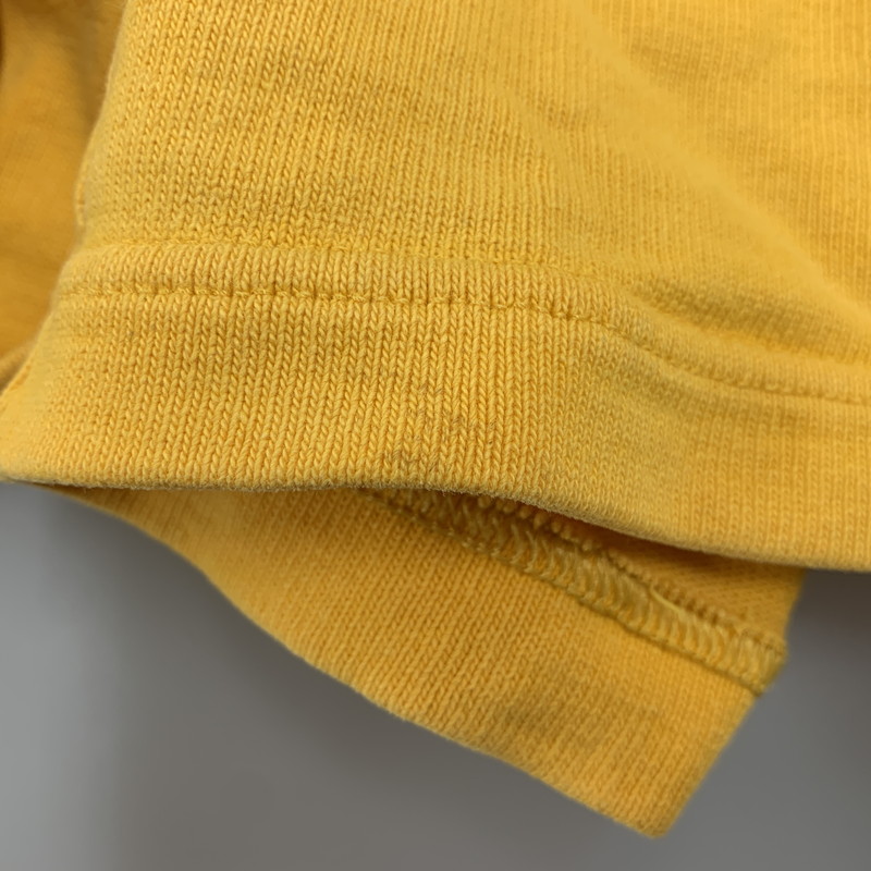 【中古品】【メンズ】 Barbarian バーバリアン カナダ製 旧タグ QUEEN'S UNIVERSITY クイーンズ ユニバーシティ LS ロングスリーブ RUGGER SHIRT ラガー シャツ トップス 長袖 146-250907-ya-04-izu サイズ：XL カラー：イエロー系 万代Net店