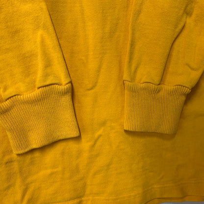 【中古品】【メンズ】 Barbarian バーバリアン カナダ製 旧タグ QUEEN'S UNIVERSITY クイーンズ ユニバーシティ LS ロングスリーブ RUGGER SHIRT ラガー シャツ トップス 長袖 146-250907-ya-04-izu サイズ：XL カラー：イエロー系 万代Net店