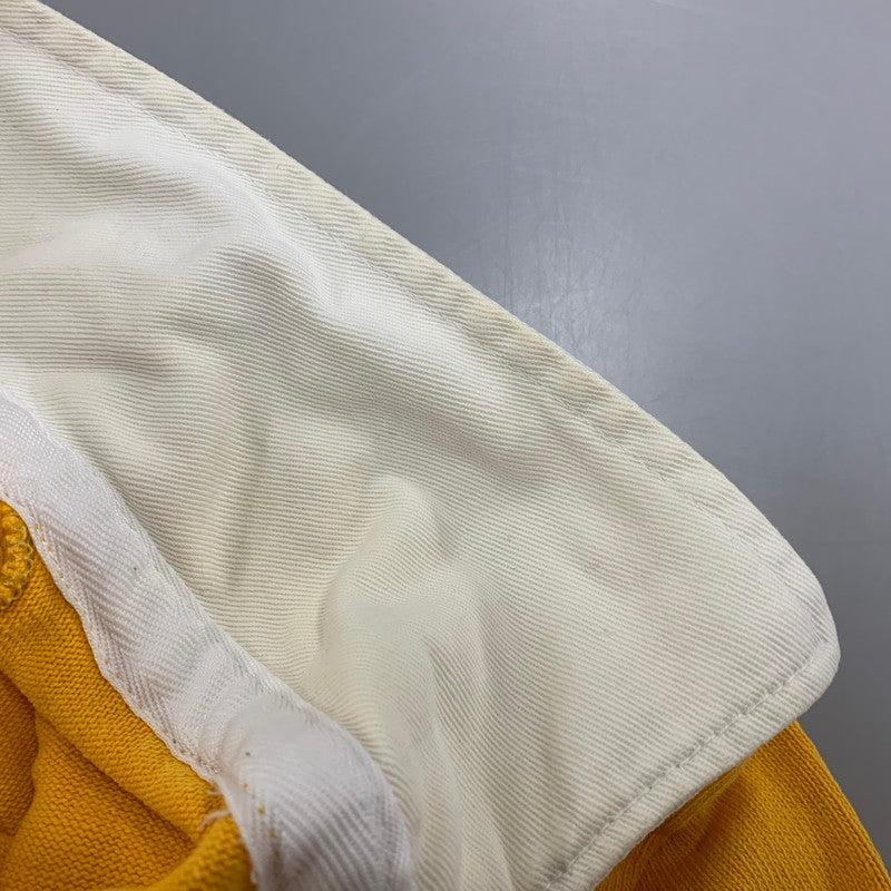 【中古品】【メンズ】 Barbarian バーバリアン カナダ製 旧タグ QUEEN'S UNIVERSITY クイーンズ ユニバーシティ LS ロングスリーブ RUGGER SHIRT ラガー シャツ トップス 長袖 146-250907-ya-04-izu サイズ：XL カラー：イエロー系 万代Net店