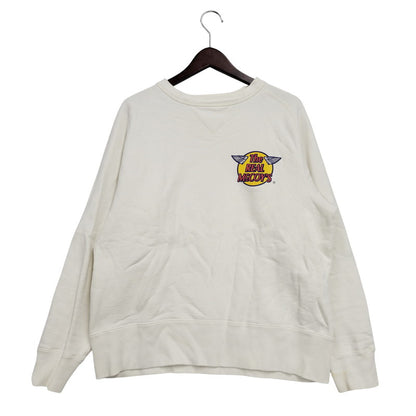 【中古品】【メンズ】 The REAL McCOY'S ザリアルマッコイズ 両V WING LOGO SWEATSHIRT スウェット 長袖 トップス スウェットシャツ トレーナー 145-250831-rk-18-izu サイズ：L カラー：ホワイト 万代Net店