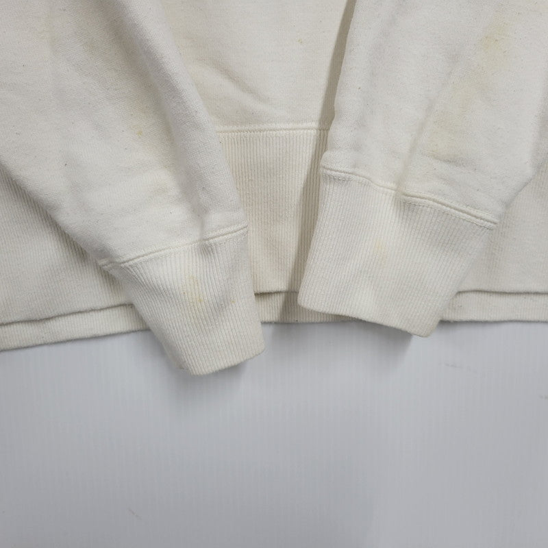 【中古品】【メンズ】 The REAL McCOY'S ザリアルマッコイズ 両V WING LOGO SWEATSHIRT スウェット 長袖 トップス スウェットシャツ トレーナー 145-250831-rk-18-izu サイズ：L カラー：ホワイト 万代Net店