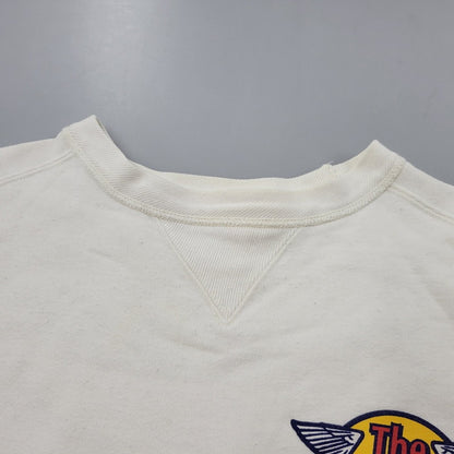 【中古品】【メンズ】 The REAL McCOY'S ザリアルマッコイズ 両V WING LOGO SWEATSHIRT スウェット 長袖 トップス スウェットシャツ トレーナー 145-250831-rk-18-izu サイズ：L カラー：ホワイト 万代Net店