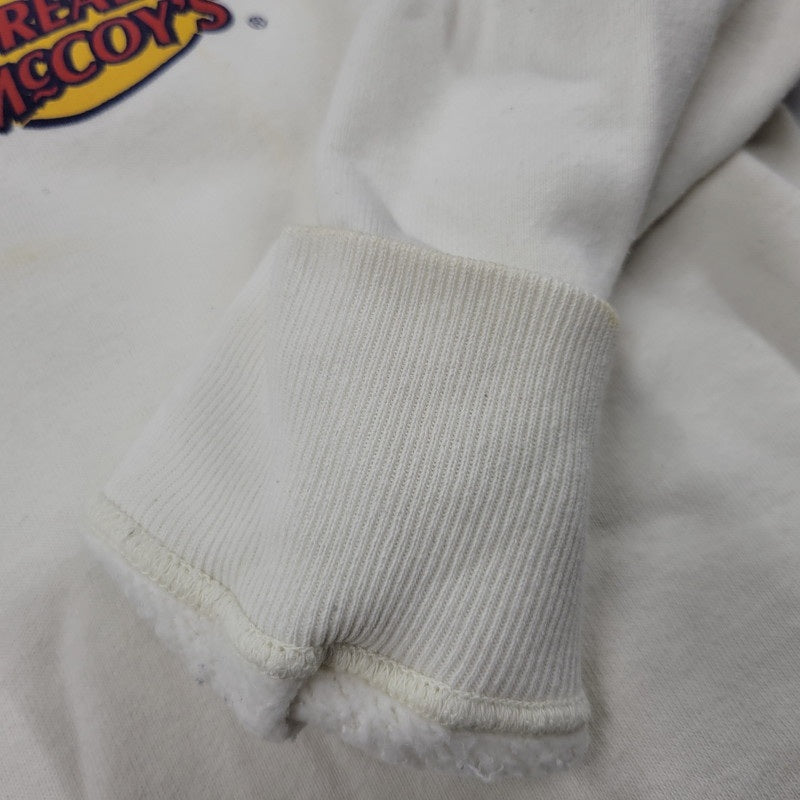 【中古品】【メンズ】 The REAL McCOY'S ザリアルマッコイズ 両V WING LOGO SWEATSHIRT スウェット 長袖 トップス スウェットシャツ トレーナー 145-250831-rk-18-izu サイズ：L カラー：ホワイト 万代Net店