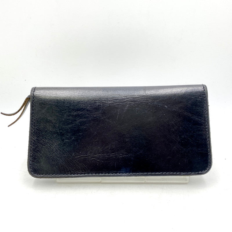 【中古品】【メンズ】 革蛸謹製 TAKOジッパー LEATHER LONG WALLET レザー ロング ウォレット 財布 長財布 200-250901-ya-06-izu カラー：BLACK 万代Net店