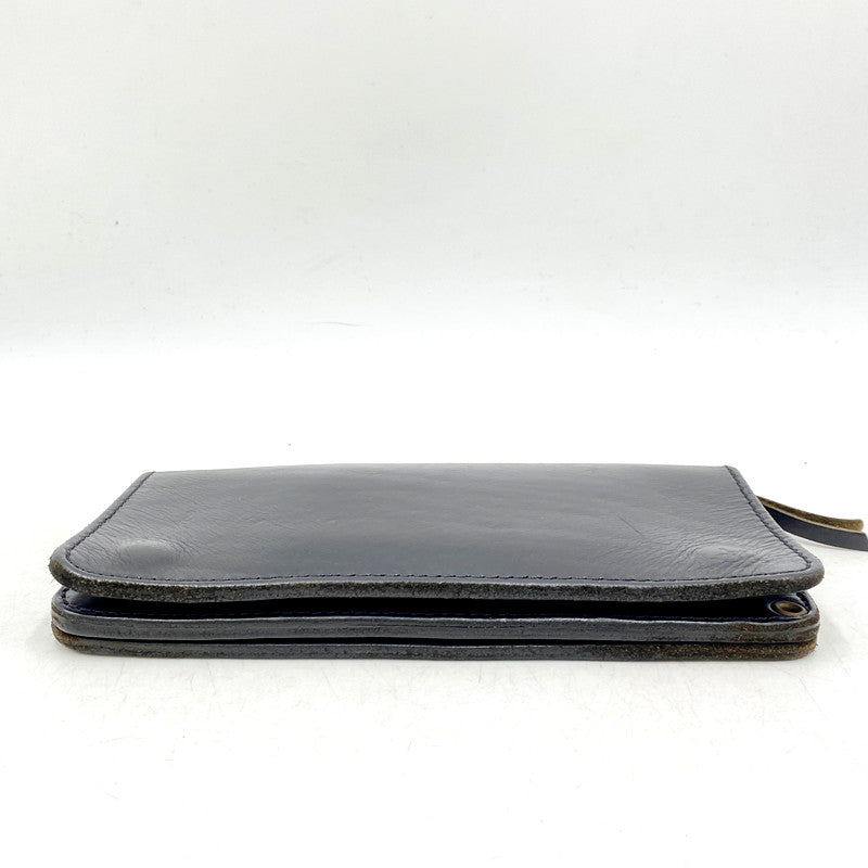 【中古品】【メンズ】 革蛸謹製 TAKOジッパー LEATHER LONG WALLET レザー ロング ウォレット 財布 長財布 200-250901-ya-06-izu カラー：BLACK 万代Net店