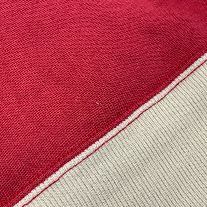 【中古品】【メンズ】 WAREHOUSE ウエアハウス HALF ZIP SWEATSHIRT ハーフジップ スウェットシャツ 長袖 トップス 145-250901-as-21-izu サイズ：40 カラー：レッド 万代Net店