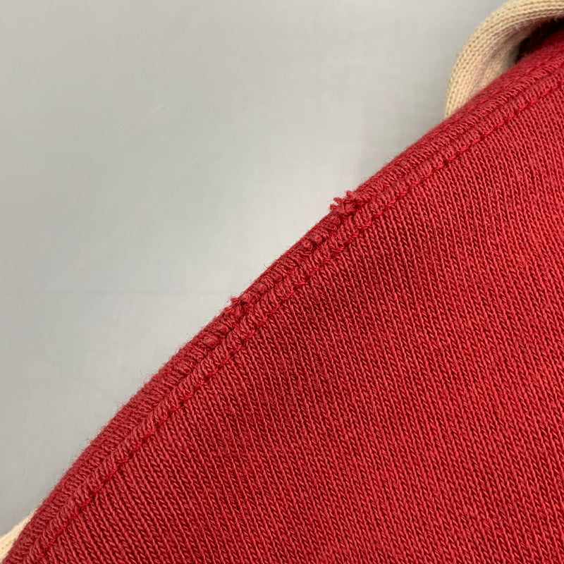 【中古品】【メンズ】 WAREHOUSE ウエアハウス HALF ZIP SWEATSHIRT ハーフジップ スウェットシャツ 長袖 トップス 145-250901-as-21-izu サイズ：40 カラー：レッド 万代Net店