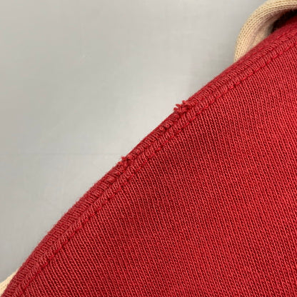 【中古品】【メンズ】 WAREHOUSE ウエアハウス HALF ZIP SWEATSHIRT ハーフジップ スウェットシャツ 長袖 トップス 145-250901-as-21-izu サイズ：40 カラー：レッド 万代Net店