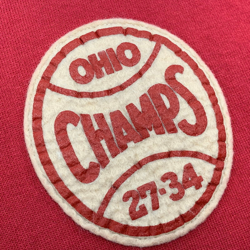 【中古品】【メンズ】 WAREHOUSE ウエアハウス HALF ZIP SWEATSHIRT ハーフジップ スウェットシャツ 長袖 トップス 145-250901-as-21-izu サイズ：40 カラー：レッド 万代Net店