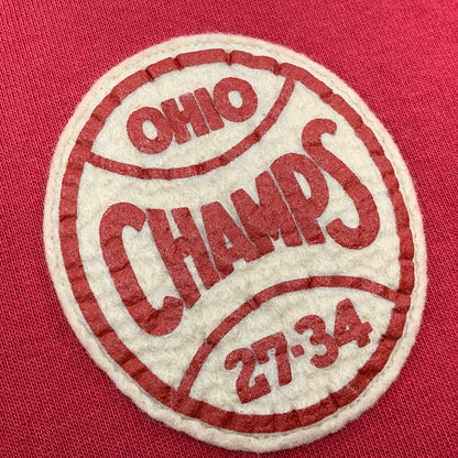 【中古品】【メンズ】 WAREHOUSE ウエアハウス HALF ZIP SWEATSHIRT ハーフジップ スウェットシャツ 長袖 トップス 145-250901-as-21-izu サイズ：40 カラー：レッド 万代Net店