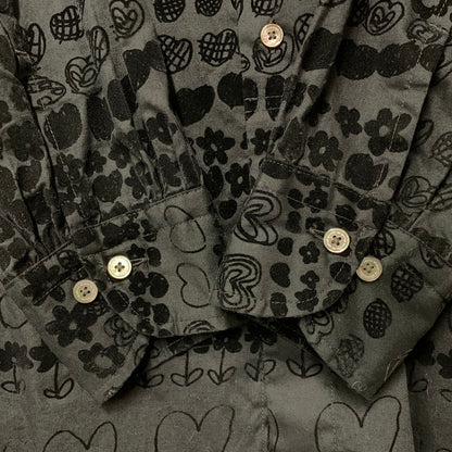 【中古品】【メンズ】 BRU NA BOINNE ブルーナボイン 4481 ルーラブーラシャツ2号 長袖シャツ トップス 140-250901-as-22-izu サイズ：M カラー：ブラック 万代Net店