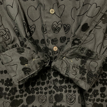 【中古品】【メンズ】 BRU NA BOINNE ブルーナボイン 4481 ルーラブーラシャツ2号 長袖シャツ トップス 140-250901-as-22-izu サイズ：M カラー：ブラック 万代Net店