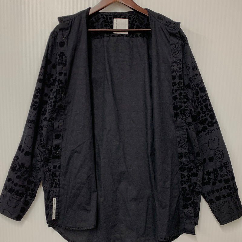 【中古品】【メンズ】 BRU NA BOINNE ブルーナボイン 4481 ルーラブーラシャツ2号 長袖シャツ トップス 140-250901-as-22-izu サイズ：M カラー：ブラック 万代Net店