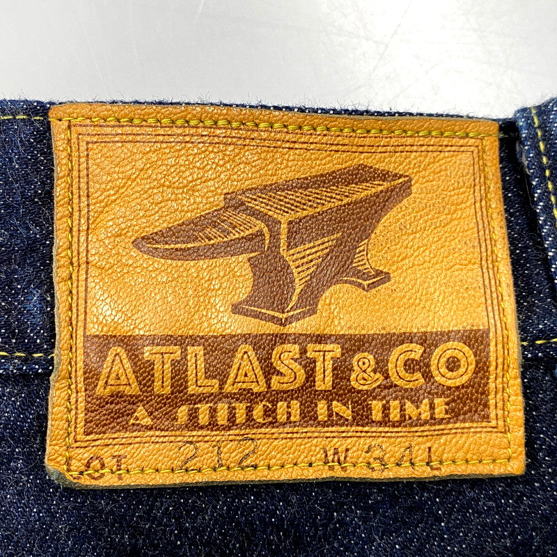 【中古品】【メンズ】 ATLAST&CO アットラスト LOT.212 WORK DENIM PANTS ワークデニムパンツ ズボン ボトムス 153-250902-ma-13-izu サイズ：34 カラー：インディゴ 万代Net店