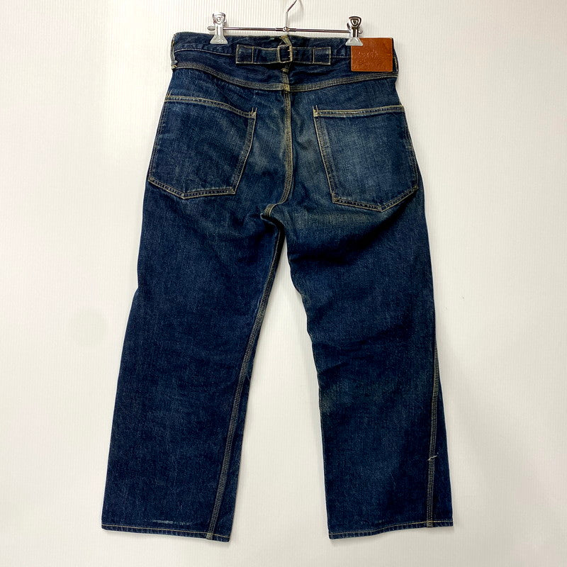 【中古品】【メンズ】 TENDERLOIN テンダーロイン T-RIDERS E CINCH BACK DENIM PANTS ライダース E シンチバックデニムパンツ ズボン ボトムス 153-250902-ma-12-izu サイズ：30 カラー：インディゴ 万代Net店