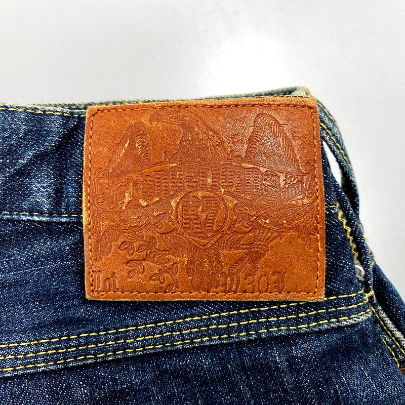【中古品】【メンズ】 TENDERLOIN テンダーロイン T-RIDERS E CINCH BACK DENIM PANTS ライダース E シンチバックデニムパンツ ズボン ボトムス 153-250902-ma-12-izu サイズ：30 カラー：インディゴ 万代Net店