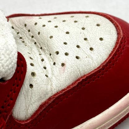 【中古品】【メンズ】 NIKE ナイキ DZ5485-612 AIR JORDAN エアジョーダン 1 HIGH OG LOST＆FOUND ロスト アンド ファウンド CHICAGO シカゴ スニーカー シューズ 靴 160-250901-ya-02-izu サイズ：26.5cm カラー：VARSITY RED/BLACK-SAIL-MUSLIN 万代Net店