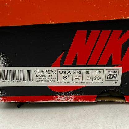【中古品】【メンズ】 NIKE ナイキ DZ5485-612 AIR JORDAN エアジョーダン 1 HIGH OG LOST＆FOUND ロスト アンド ファウンド CHICAGO シカゴ スニーカー シューズ 靴 160-250901-ya-02-izu サイズ：26.5cm カラー：VARSITY RED/BLACK-SAIL-MUSLIN 万代Net店