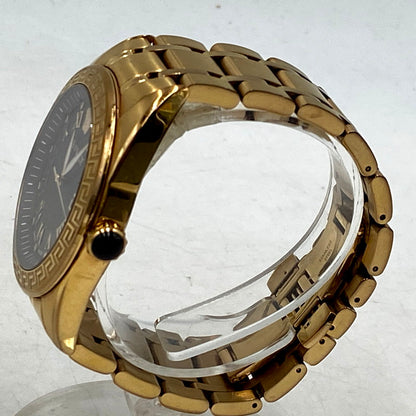 【中古品】【メンズ/レディース】 VERSACE ヴェルサーチ VFE201009663289 黒文字盤 V-SPORT II CHRONOGRAPH クロノグラフ 腕時計 197-250901-ya-05-izu カラー：ブラック×ゴールド 万代Net店