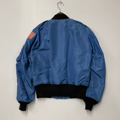 【中古品】【メンズ】 Buzz Rickson's バズリクソンズ × PEANUTS ピーナッツ ASTRONAUT LAND MFG.CO. L-2B FLIGHT JACKET BR14132 アストロノート フライトジャケット アウター 145-250901-as-15-izu サイズ：S カラー：ブルー 万代Net店
