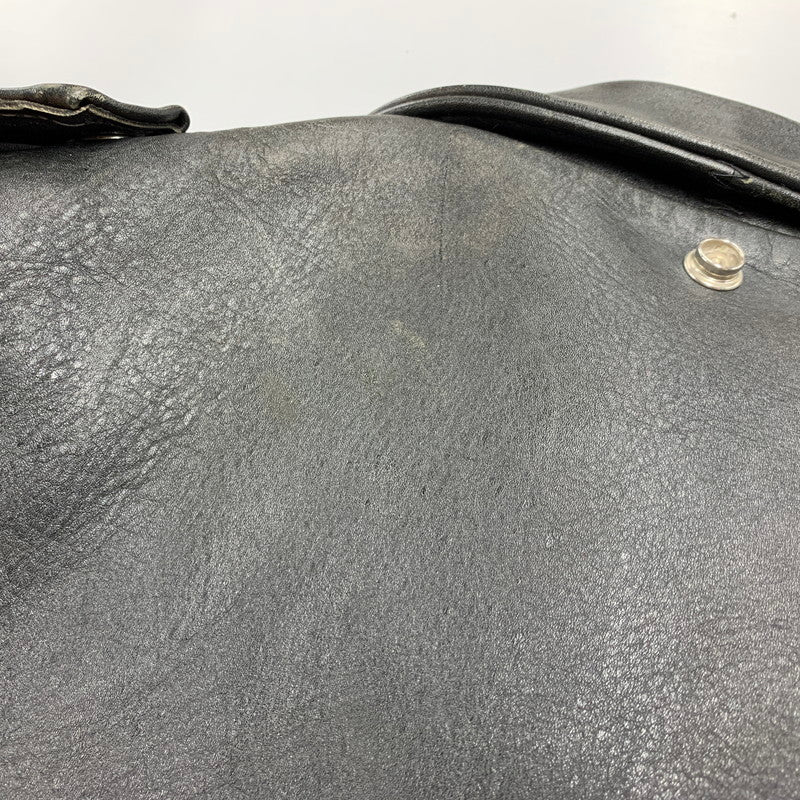 【中古品】【メンズ】 schott ショット LEATHER DOUBLE RIDERS JACKET レザー ダブル ライダース ジャケット USA製 バイカータグ アウター 145-250901-as-16-izu サイズ：36 カラー：ブラック 万代Net店