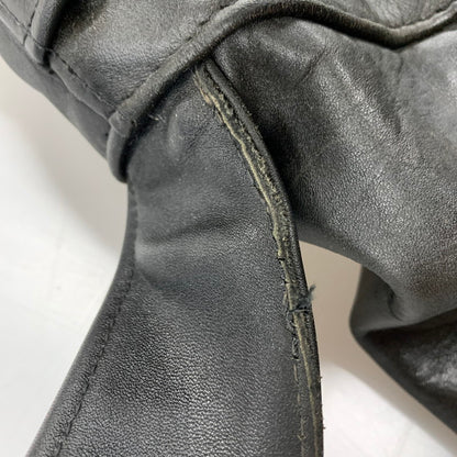 【中古品】【メンズ】 schott ショット LEATHER DOUBLE RIDERS JACKET レザー ダブル ライダース ジャケット USA製 バイカータグ アウター 145-250901-as-16-izu サイズ：36 カラー：ブラック 万代Net店